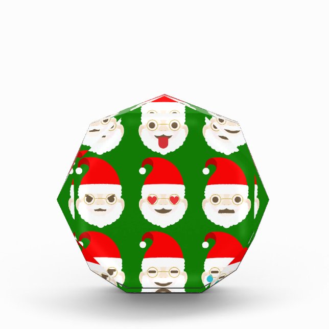 santa emoji emoticons award (Front)