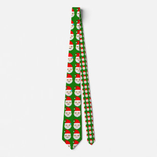 santa emoji emoticons neck tie