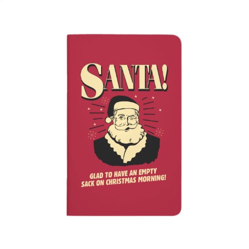 Santa Empty Sack On Christmas Morning Journal