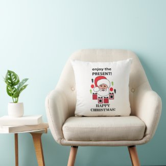 Santa Enjoy The Present Happy Christmas Santa 