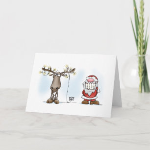 Santa & Eric: Enlightenment Holiday Card
