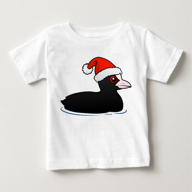 Santa Eurasian Coot Baby T-Shirt (Front)