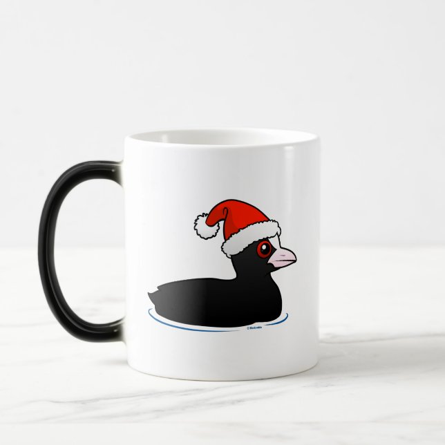 Santa Eurasian Coot Color Morph Mug (Left)