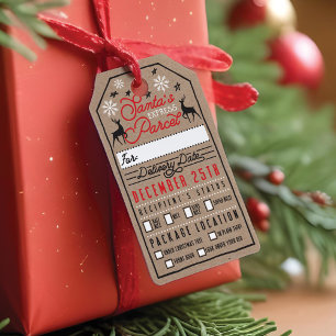 Santa Express Parcel Delivery   Santa Certified Gift Tags