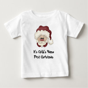 Santa Face 1st Christmas T-shirt