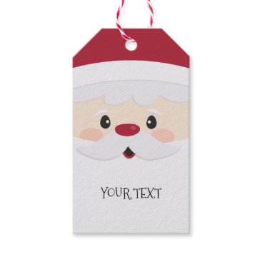 Santa Face Fun Personalized Gift Tag