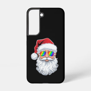 Santa Face Gay Sunglasses Christmas Xmas LGBTQ Samsung Galaxy S22 Case