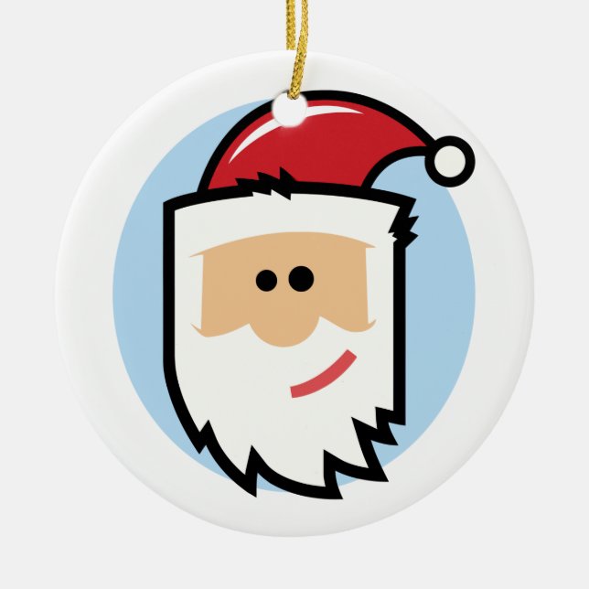 Santa Face Ornament (Front)