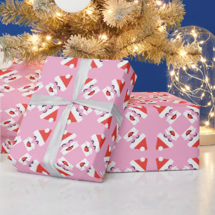 Santa Face Wrapping Paper
