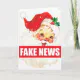 Santa Fake News Christmas Greetings Card Zazzle