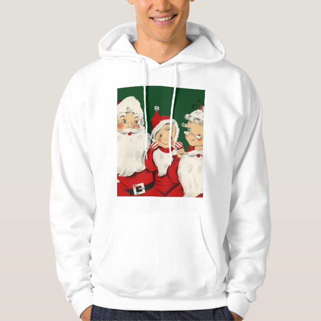 Santa Family Christmas Hoodie (Front)
