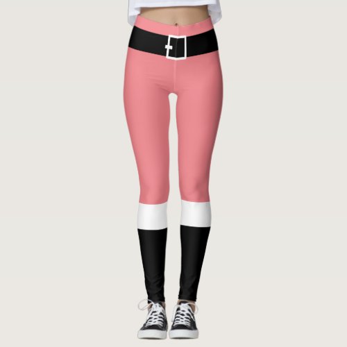 Santa Fancy Pants Dusty Pink Leggings