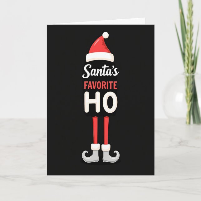 Santa Fav Ho Card (Front)