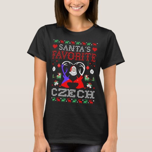 Santa Favorite Czech Christmas Gift Ugly Sweater