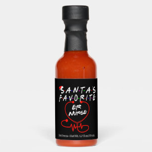 Santa favorite ER nurse Christmas Gifts Hot Sauces