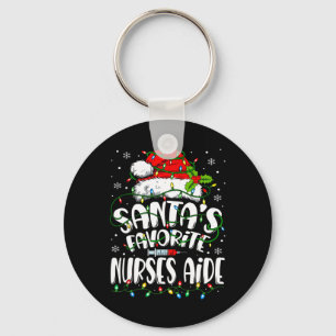 Santa Favorite Nurses Aide Christmas Nursing Istan Keychain