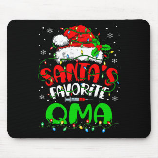 Santa Favorite Qma Christmas Qualified Medical Aid Mouse Pad