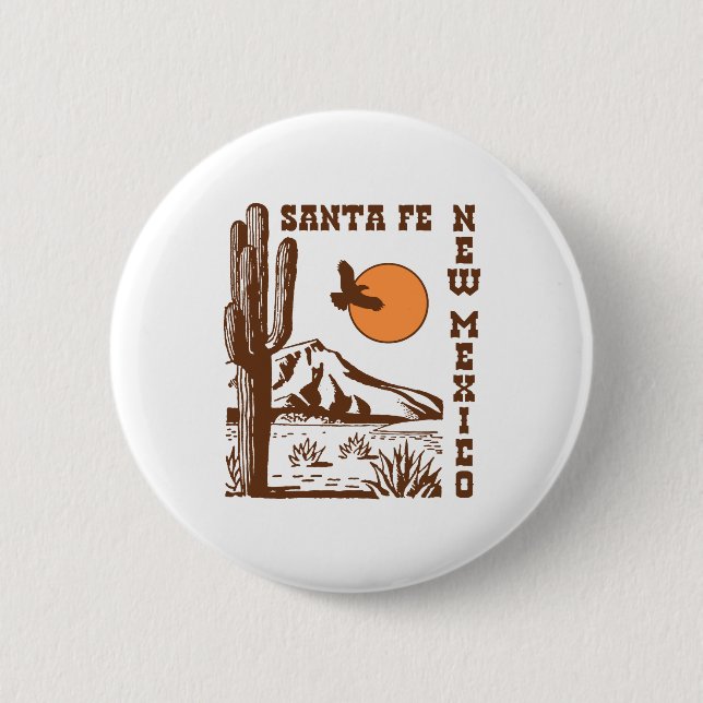 Santa Fe Button (Front)