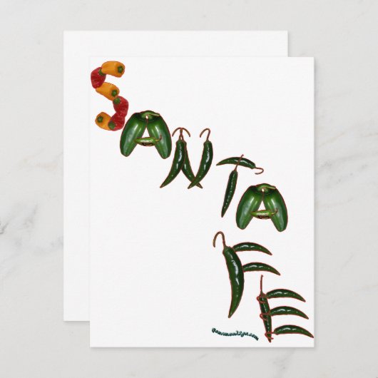 Santa Fe Chili Peppers (Front/Back)