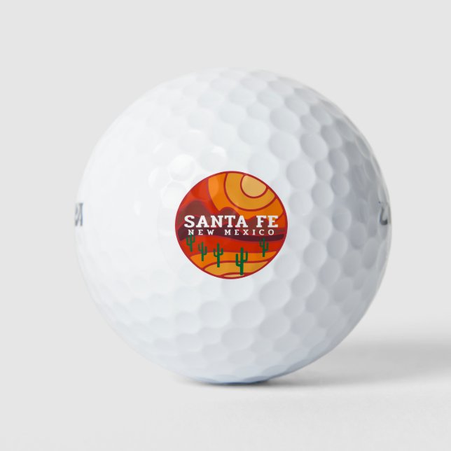 Santa Fe Desert To Mountains Golf Balls (Front)