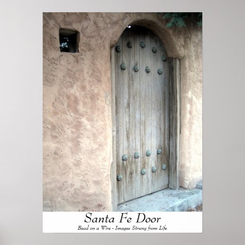Santa Fe Door Poster