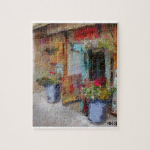 Santa Fe doorway. Jigsaw Puzzle