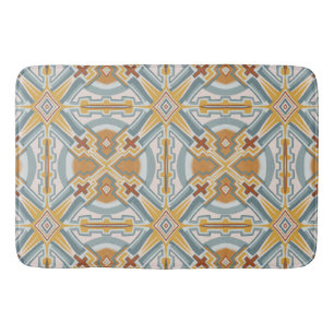 Santa Fe Geometric Tile Pattern Bath Mat