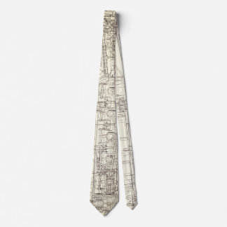 Santa Fe Heavy Steam Train Design Tie