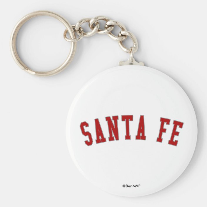 Santa Fe Keychain