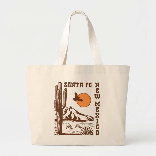 Santa Fe Large Tote Bag (Front)