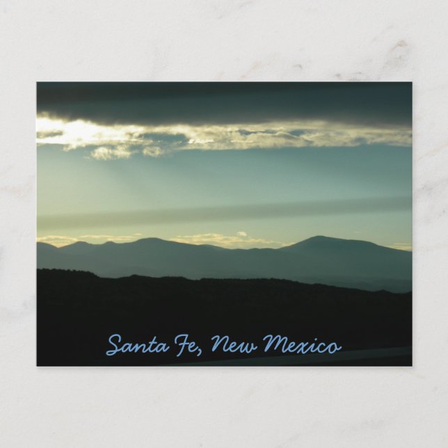 Santa Fe Mountains Postcard (Front)