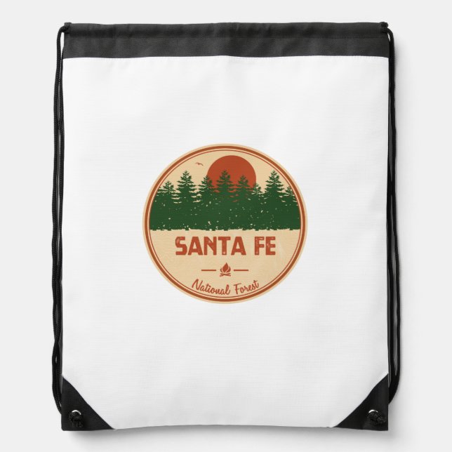 Santa Fe National Forest Drawstring Bag (Front)