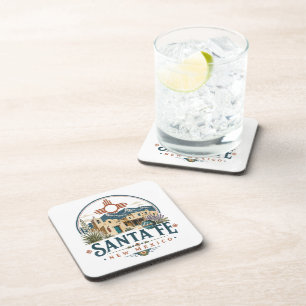 Santa Fe New Mexico Adobe Architecture Southwest Beverage Coaster