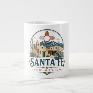 Santa Fe New Mexico Adobe Architecture Southwest Giant Coffee Mug