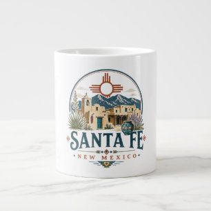 Santa Fe New Mexico Adobe Architecture Southwest Giant Coffee Mug