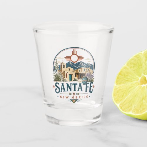 Santa Fe New Mexico Adobe Architecture Southwest Shot Glass
