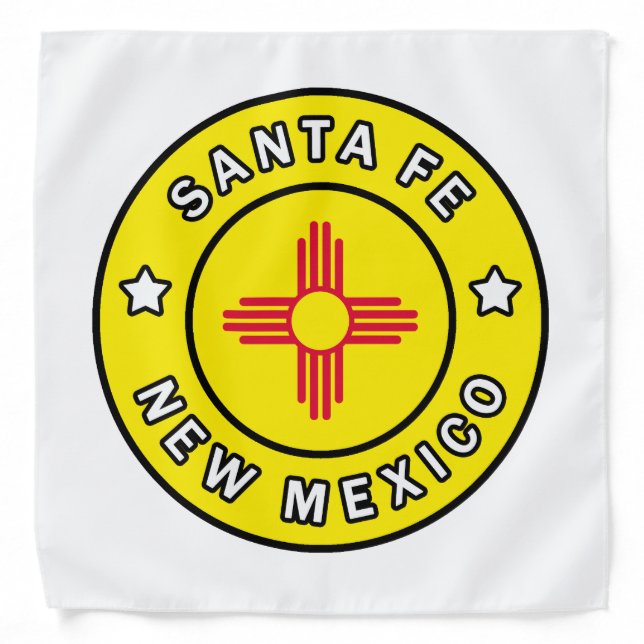 Santa Fe New Mexico Bandana (Front)
