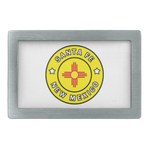 Santa Fe New Mexico Belt Buckle