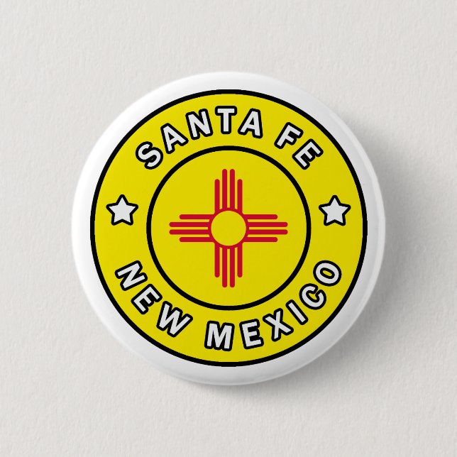 Santa Fe New Mexico Button (Front)