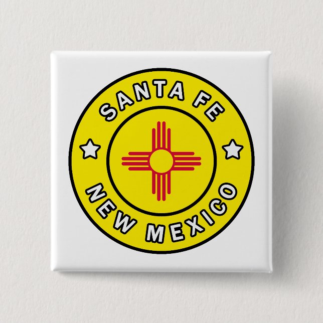 Santa Fe New Mexico Button (Front)