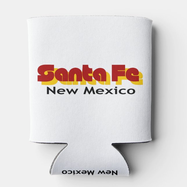 Santa Fe New Mexico Can Cooler (Back)