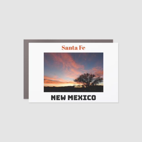 Santa Fe New Mexico Car Magnet