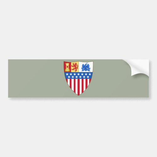 Santa Fe New Mexico Coat of Arms Bumper Sticker