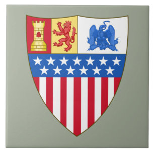 Santa Fe, New Mexico (Coat of Arms) Ceramic Tile