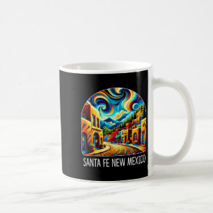 Santa Fe New Mexico - Expressionism Art - Coffee Mug