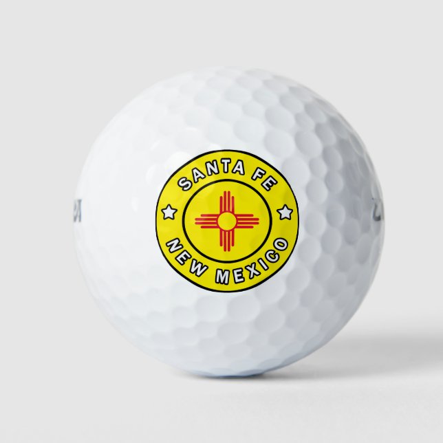 Santa Fe New Mexico Golf Balls (Front)