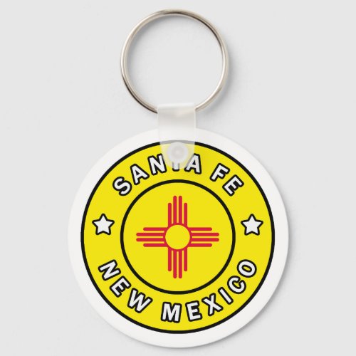 Santa Fe New Mexico Keychain