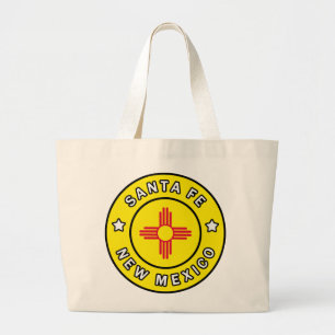 Santa Fe New Mexico Large Tote Bag