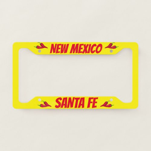 Santa Fe New Mexico License Plate Frame