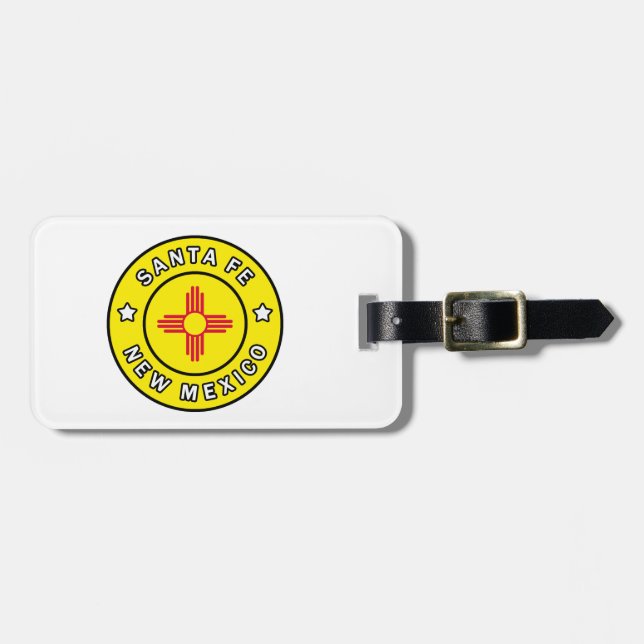 Santa Fe New Mexico Luggage Tag (Front Horizontal)